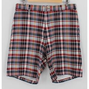 Pendleton Madras Plaid Shorts Y2K Preppy New England Summer Coastal Men's 32